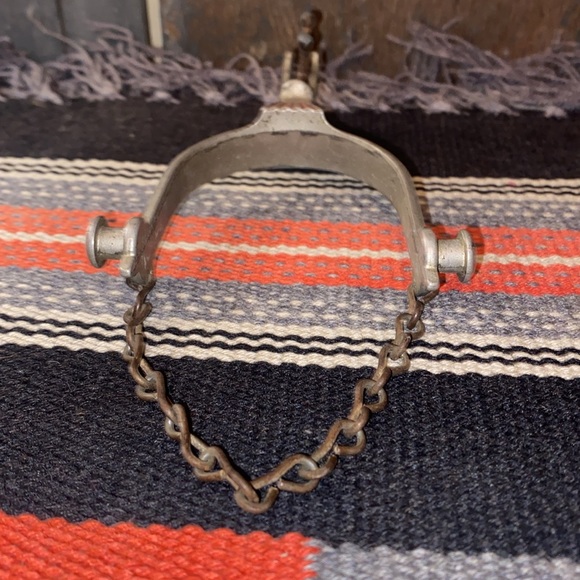 Antique Cowboy Boot Spur. 8 in. - Picture 14 of 14